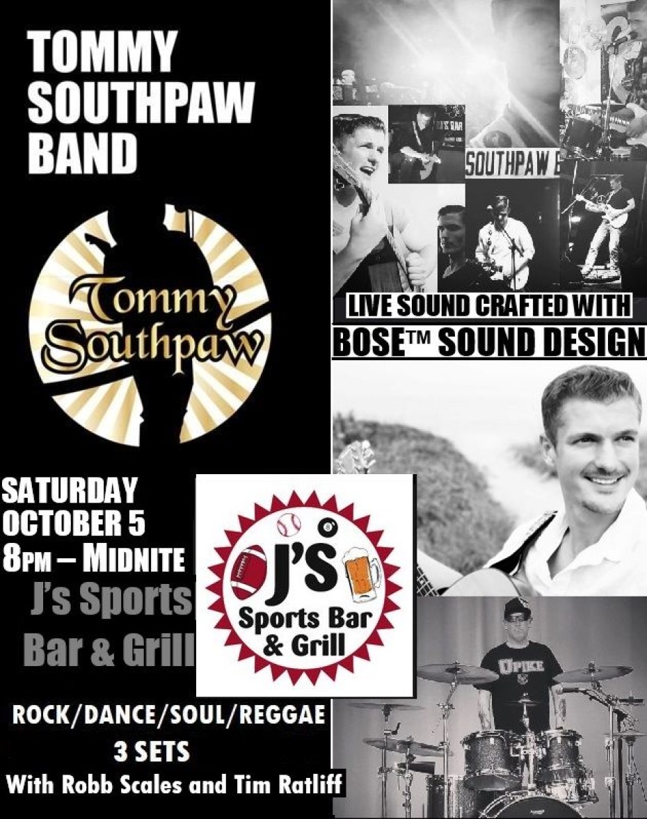 Tommy Southpaw Band | Oct. 5th